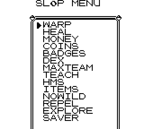 SL0P menu